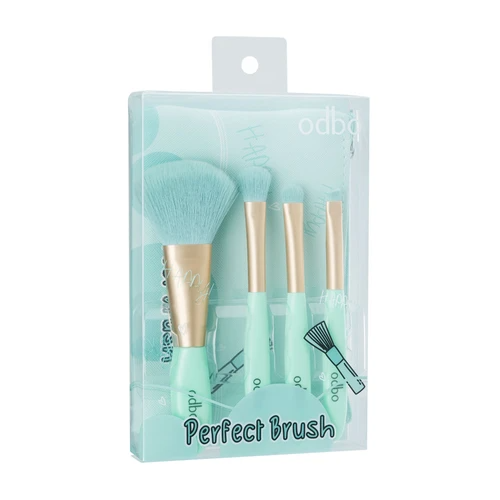 OD844 1ชุด Perfect Brush Set  โอดีบีโอ เซ็ท แปรง แต่งหน้า 4 ชิ้น